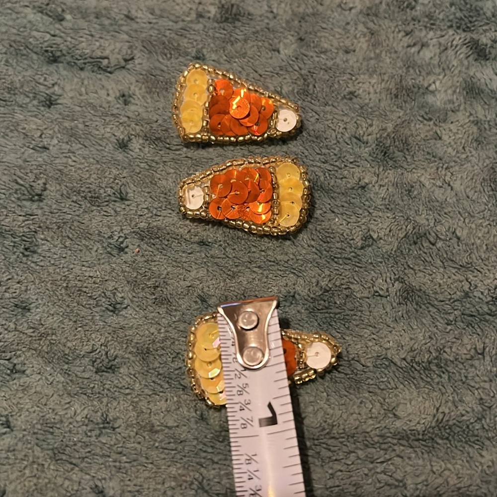Sequin Candy Corn Brooch (4) - image 3